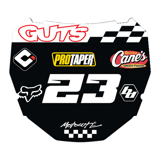 CUSTOM ODI NUMBER PLATE DECAL