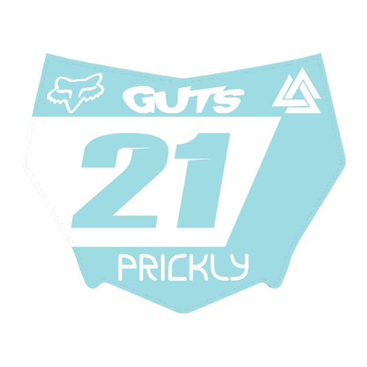 CUSTOM MOTOCUTZ FRONT PLATE DECAL