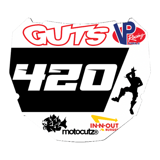 CUSTOM ODI NUMBER PLATE DECAL
