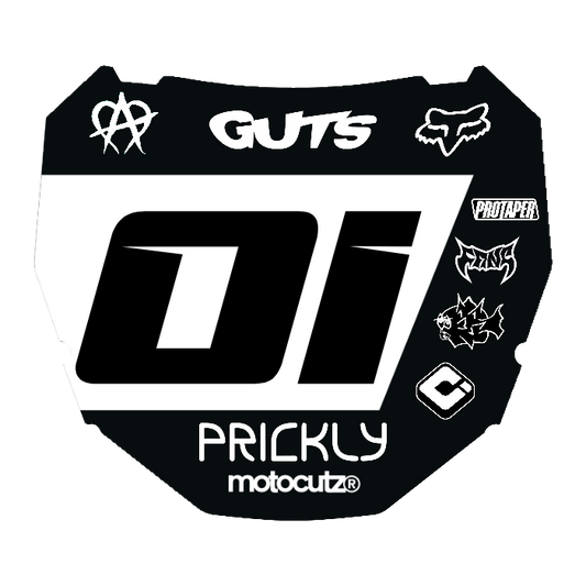 CUSTOM ODI NUMBER PLATE DECAL