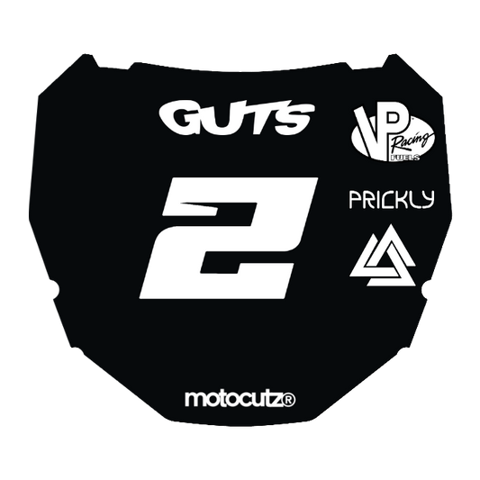 CUSTOM ODI NUMBER PLATE DECAL