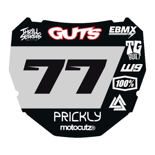 CUSTOM ODI NUMBER PLATE DECAL