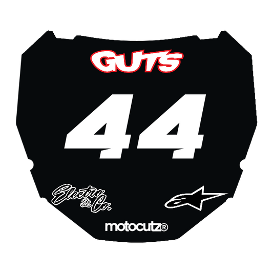 CUSTOM ODI NUMBER PLATE DECAL