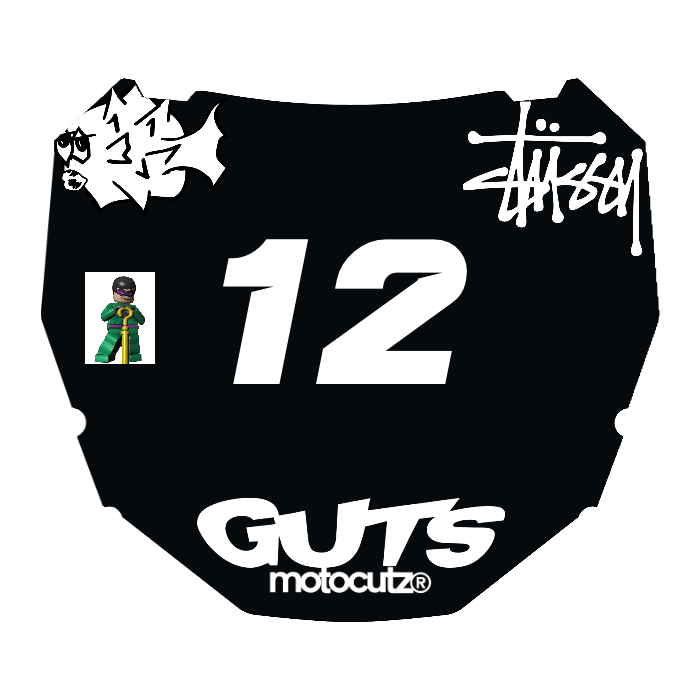 CUSTOM ODI NUMBER PLATE DECAL