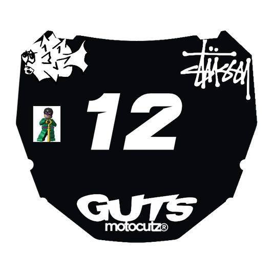 CUSTOM ODI NUMBER PLATE DECAL