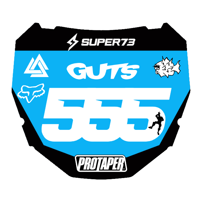 CUSTOM ODI NUMBER PLATE DECAL