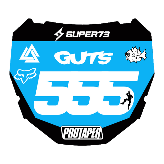 CUSTOM ODI NUMBER PLATE DECAL