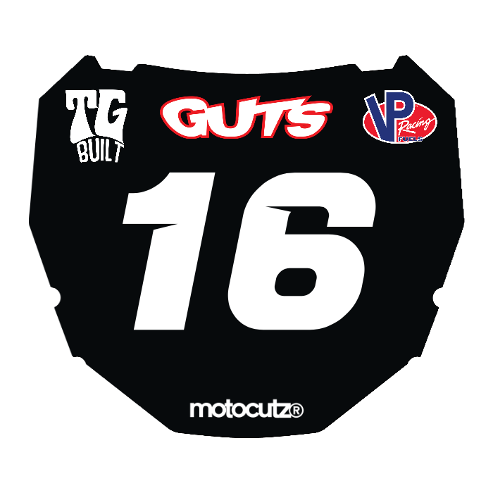 CUSTOM ODI NUMBER PLATE DECAL