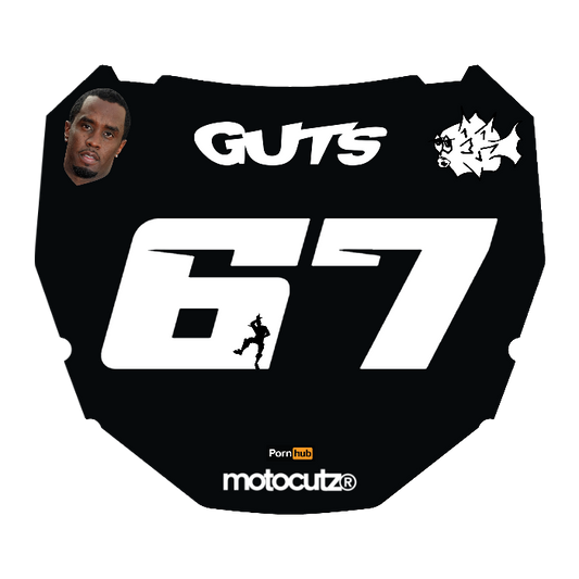 CUSTOM ODI NUMBER PLATE DECAL