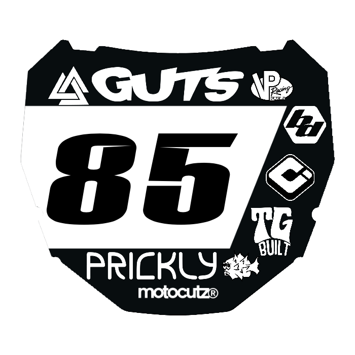 CUSTOM ODI NUMBER PLATE DECAL