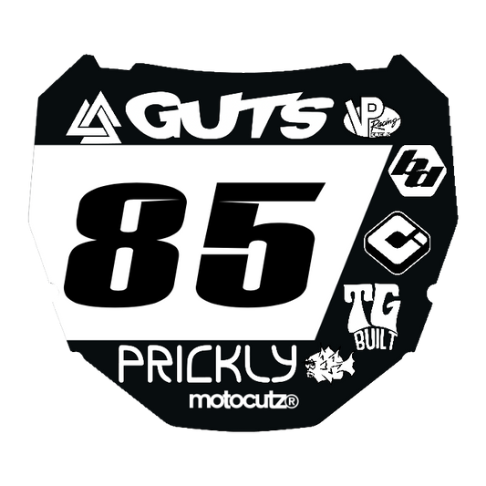 CUSTOM ODI NUMBER PLATE DECAL