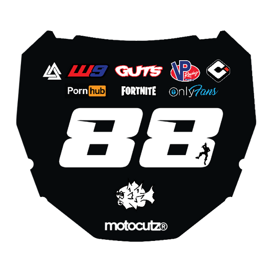 CUSTOM ODI NUMBER PLATE DECAL