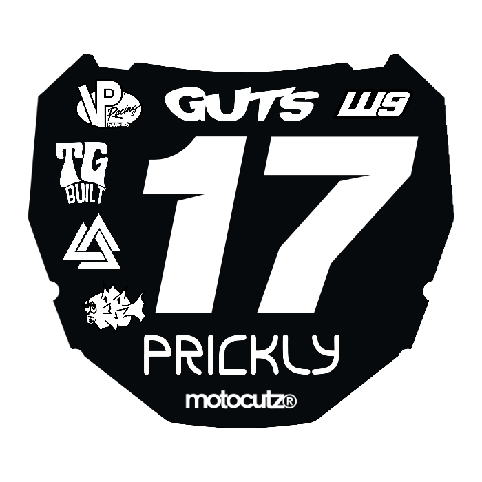 CUSTOM ODI NUMBER PLATE DECAL