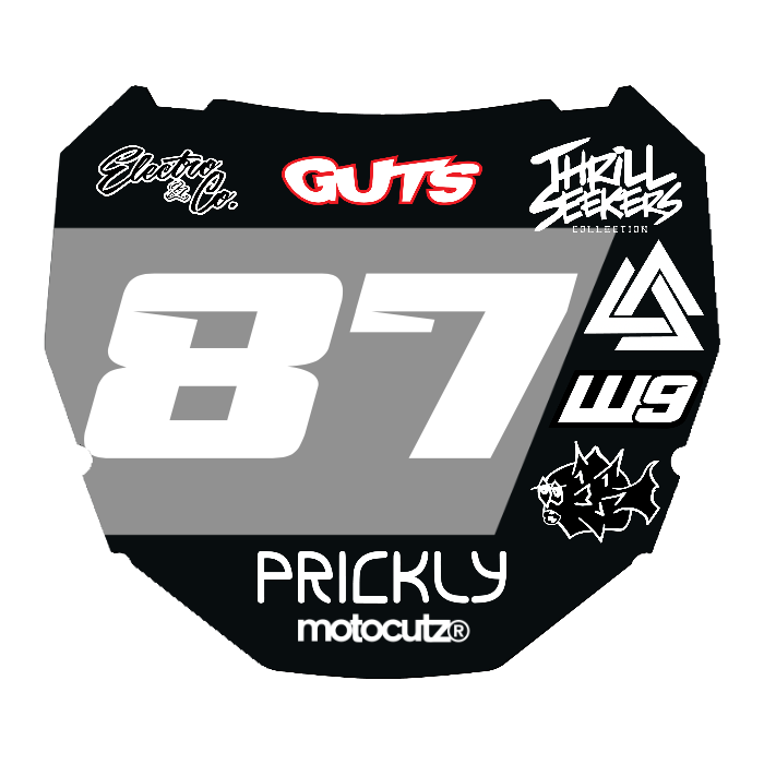 CUSTOM ODI NUMBER PLATE DECAL