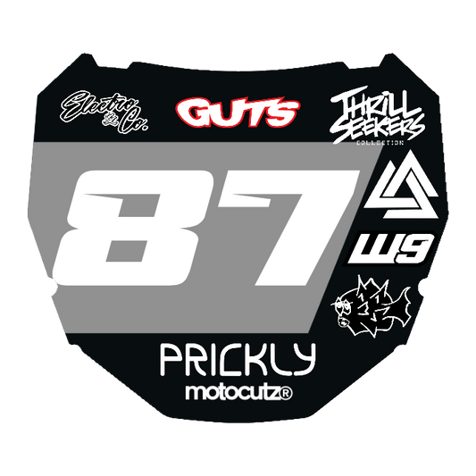 CUSTOM ODI NUMBER PLATE DECAL