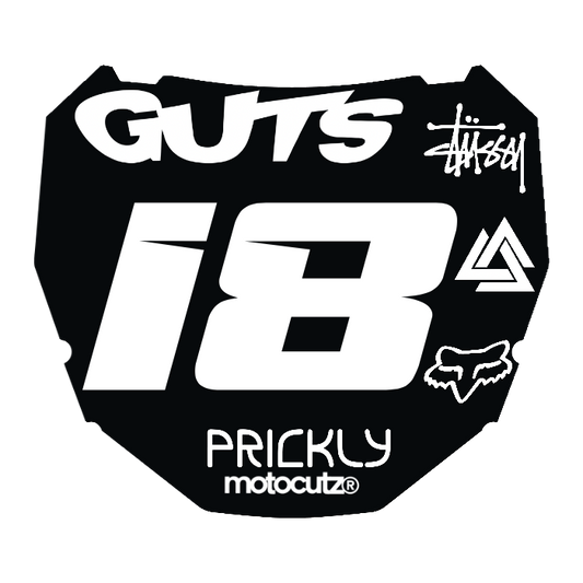 CUSTOM ODI NUMBER PLATE DECAL