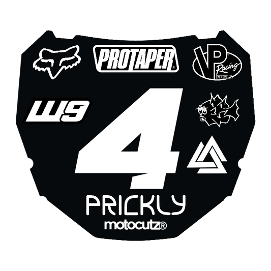 CUSTOM ODI NUMBER PLATE DECAL