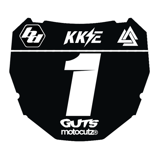 CUSTOM ODI NUMBER PLATE DECAL