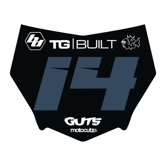 CUSTOM MOTOCUTZ FRONT PLATE DECAL
