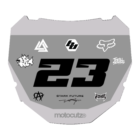 CUSTOM ODI NUMBER PLATE DECAL