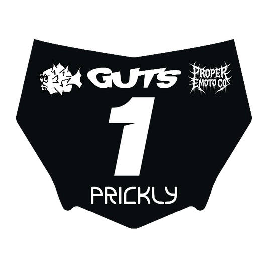 CUSTOM MOTOCUTZ FRONT PLATE DECAL