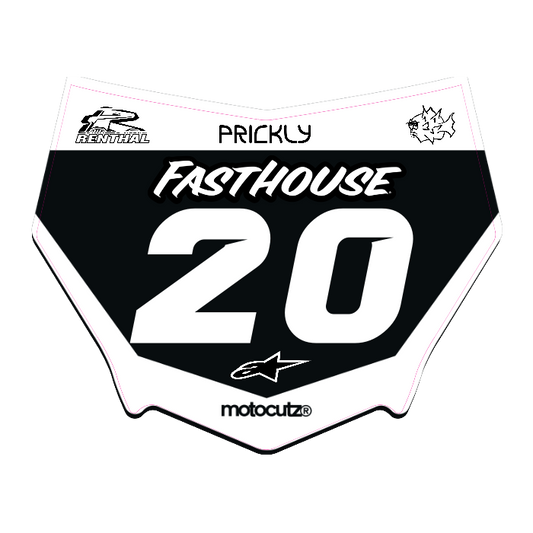 CUSTOM MOTOCUTZ FRONT PLATE DECAL