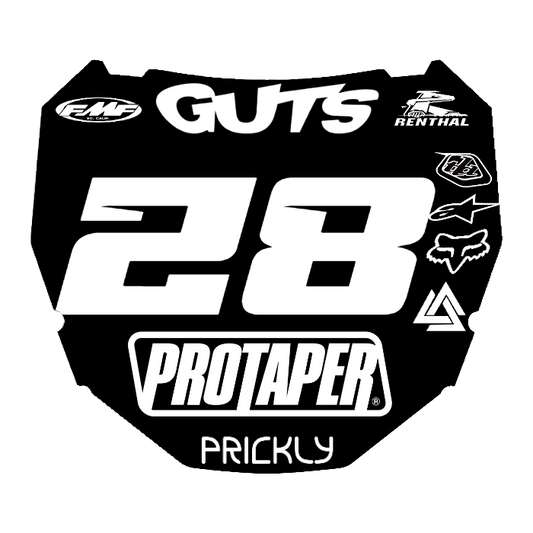 CUSTOM ODI NUMBER PLATE DECAL