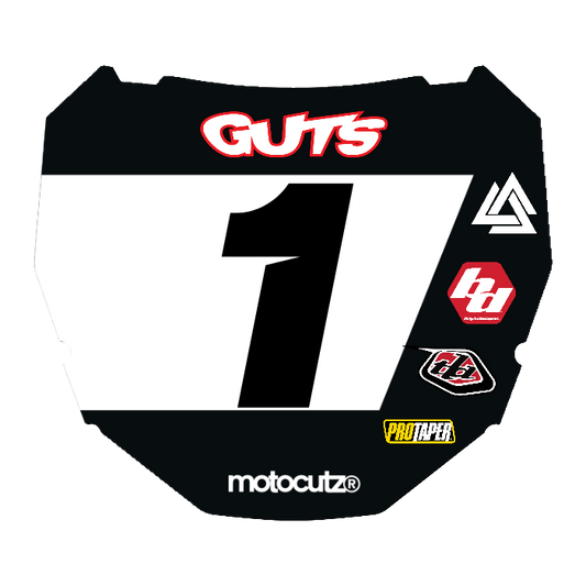 CUSTOM ODI NUMBER PLATE DECAL