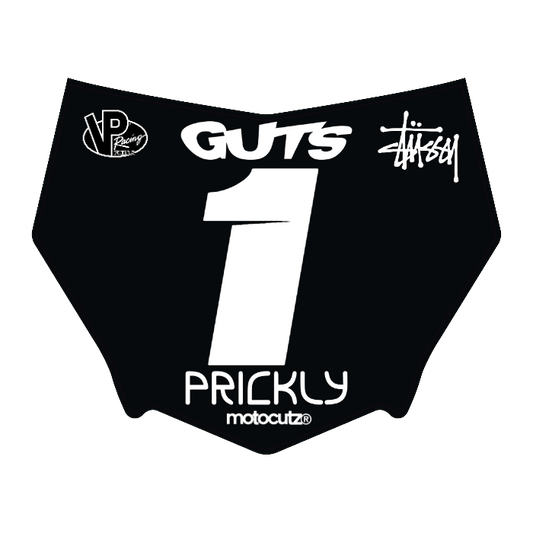 CUSTOM MOTOCUTZ FRONT PLATE DECAL