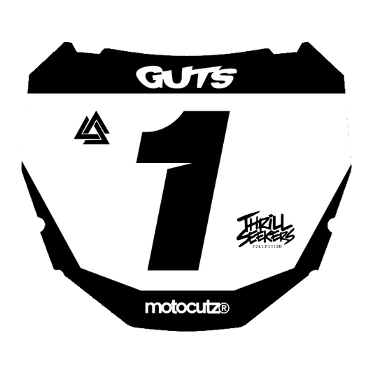 CUSTOM ODI NUMBER PLATE DECAL