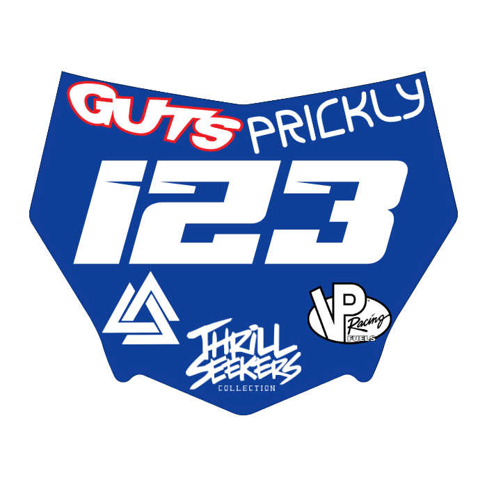 CUSTOM MOTOCUTZ FRONT PLATE DECAL