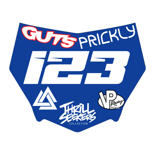 CUSTOM MOTOCUTZ FRONT PLATE DECAL