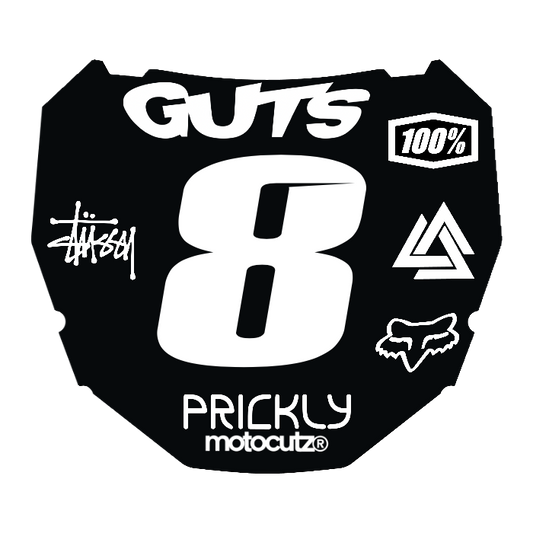 CUSTOM ODI NUMBER PLATE DECAL