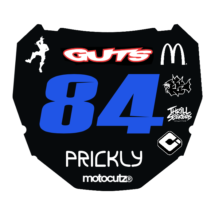 CUSTOM ODI NUMBER PLATE DECAL