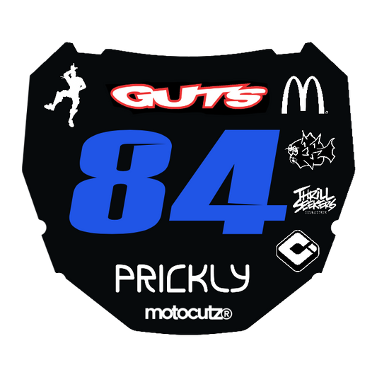 CUSTOM ODI NUMBER PLATE DECAL