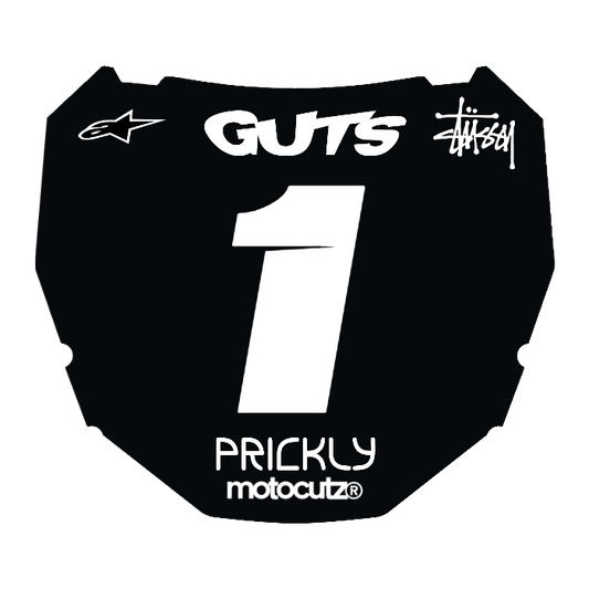 CUSTOM ODI NUMBER PLATE DECAL