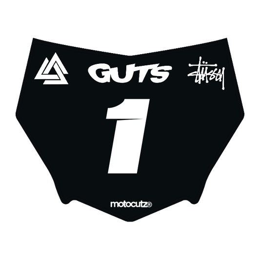 CUSTOM MOTOCUTZ FRONT PLATE DECAL