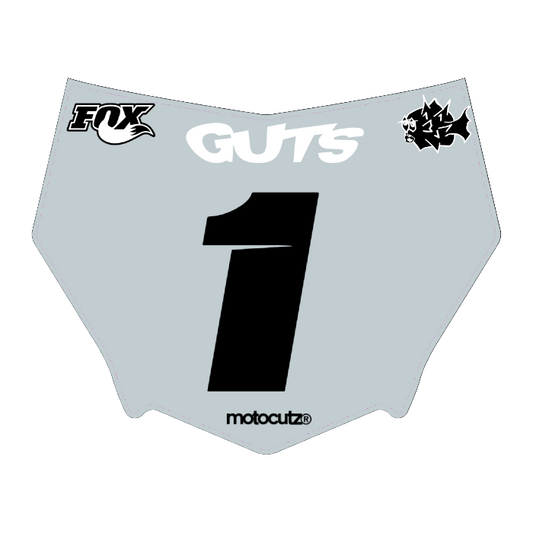 CUSTOM MOTOCUTZ FRONT PLATE DECAL