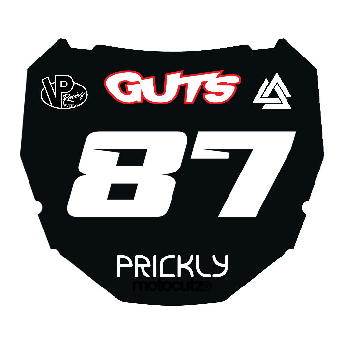 CUSTOM ODI NUMBER PLATE DECAL