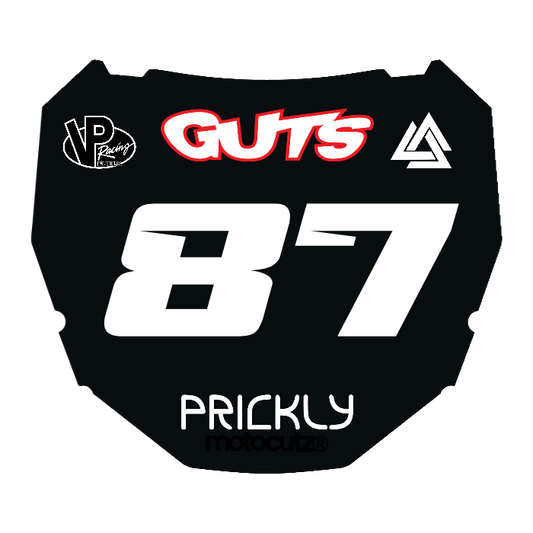 CUSTOM ODI NUMBER PLATE DECAL