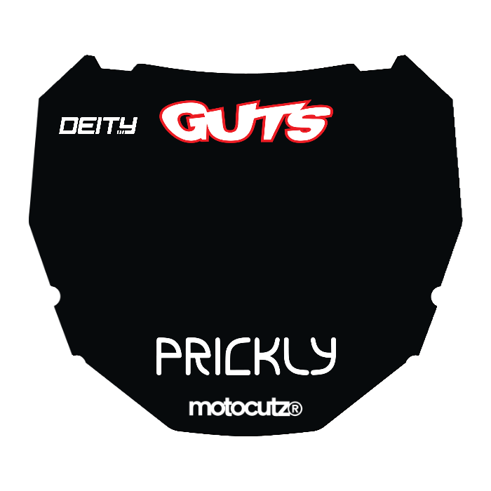 CUSTOM ODI NUMBER PLATE DECAL