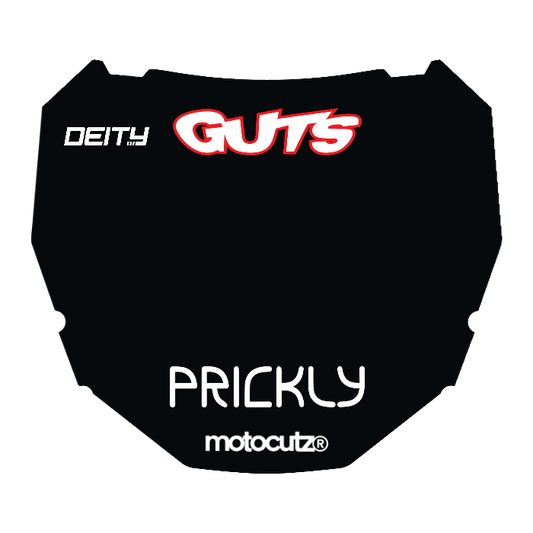 CUSTOM ODI NUMBER PLATE DECAL