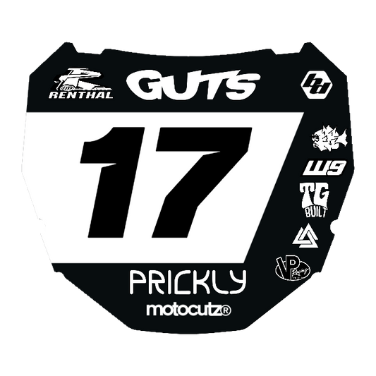 CUSTOM ODI NUMBER PLATE DECAL