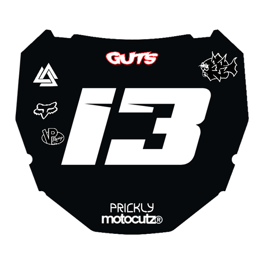 CUSTOM ODI NUMBER PLATE DECAL