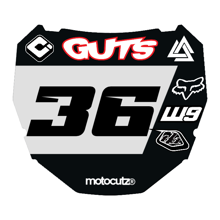 CUSTOM ODI NUMBER PLATE DECAL
