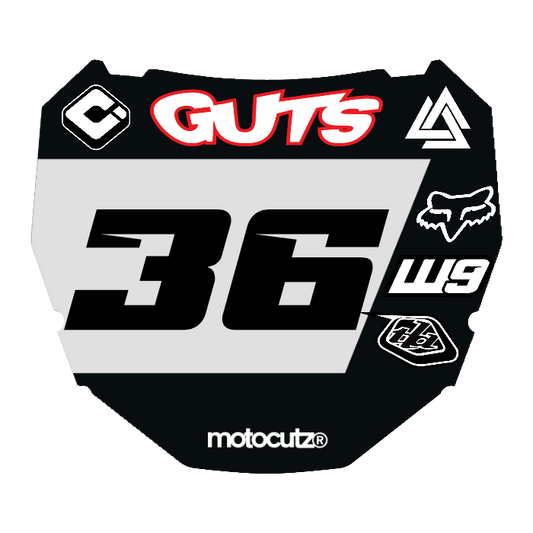 CUSTOM ODI NUMBER PLATE DECAL