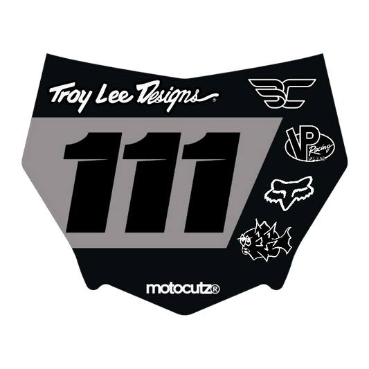 CUSTOM MOTOCUTZ FRONT PLATE DECAL