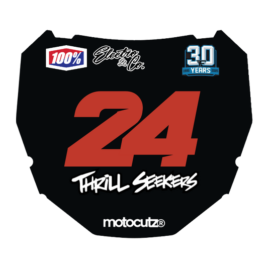 CUSTOM ODI NUMBER PLATE DECAL