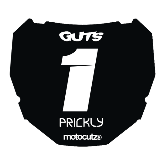 CUSTOM ODI NUMBER PLATE DECAL