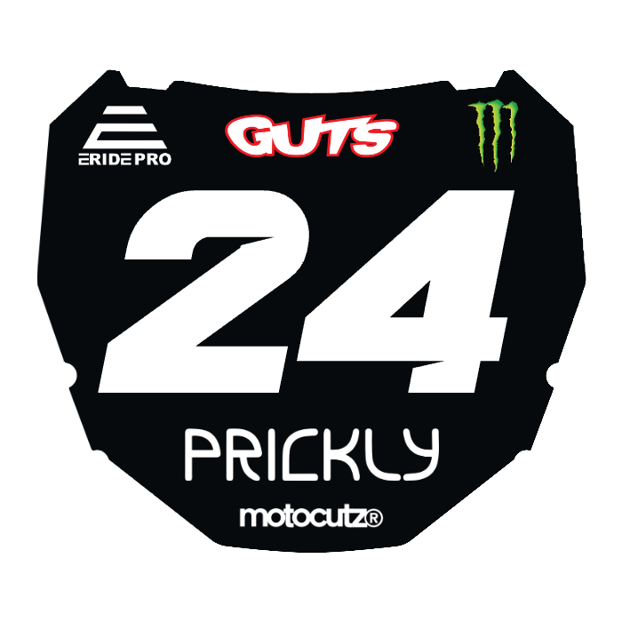 CUSTOM ODI NUMBER PLATE DECAL
